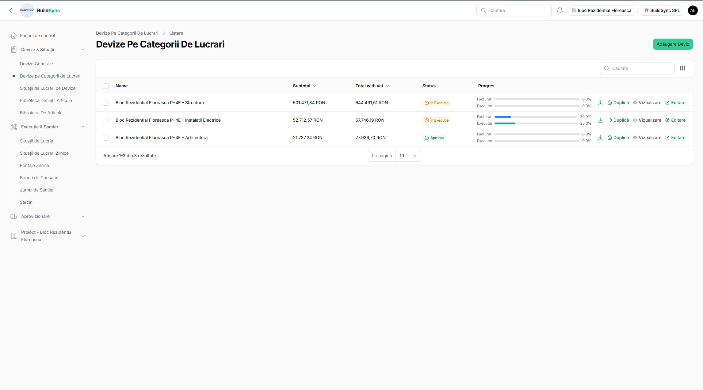 BuildSync Dashboard